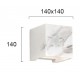 СТЕННА ЛАМПА ДАВОС LED 12,1W БЯЛА IP65