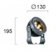 ПРОЖЕКТОР ERMIS LED 9,2W 3100K ТЪМНО СИВ