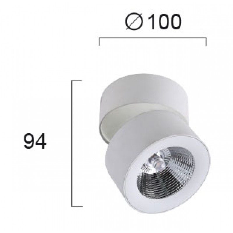 СПОТ ОСВЕТИТЕЛ MORIS LED 11W БЯЛ СПОТ ОСВЕТИТЕЛ MORIS LED 11W БЯЛ