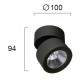 LED СПОТ MORIS ЧЕРЕН 10,6W LED СПОТ MORIS ЧЕРЕН 10,6W