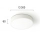 ПЛАФОН DONOUSA LED 24W 3000K БЯЛ