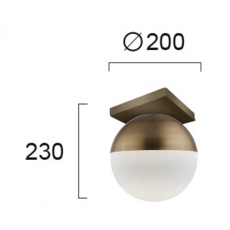 ТАВАННА ЛАМПА VIOLLA E27 LED ТАВАННА ЛАМПА VIOLLA E27 LED