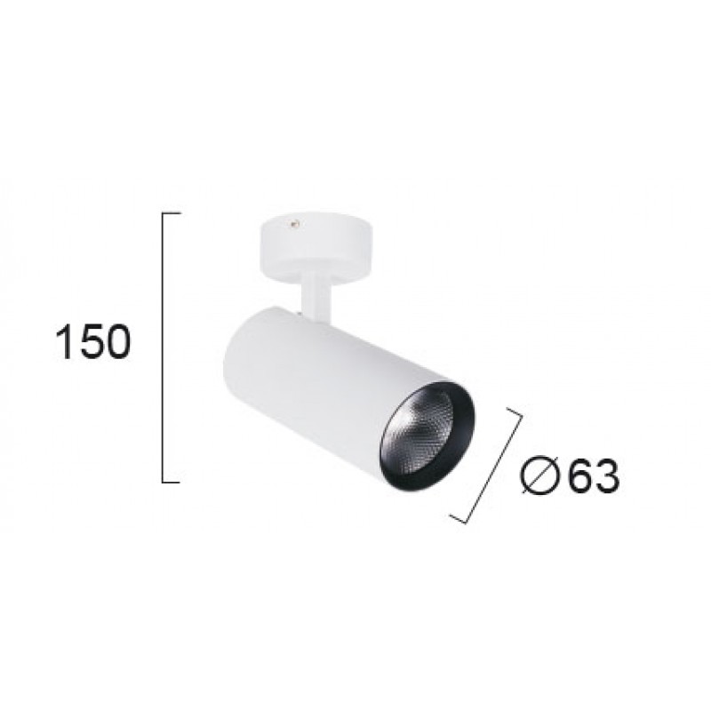 SPOT LIGHT NESTOR LED 13W БЯЛ 3000K SPOT LIGHT NESTOR LED 13W БЯЛ 3000K