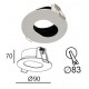 White Pin Hole Spot Frame Top Spot TOP-SPOT   WHITE IP20   ALUMINIUM      4219700 