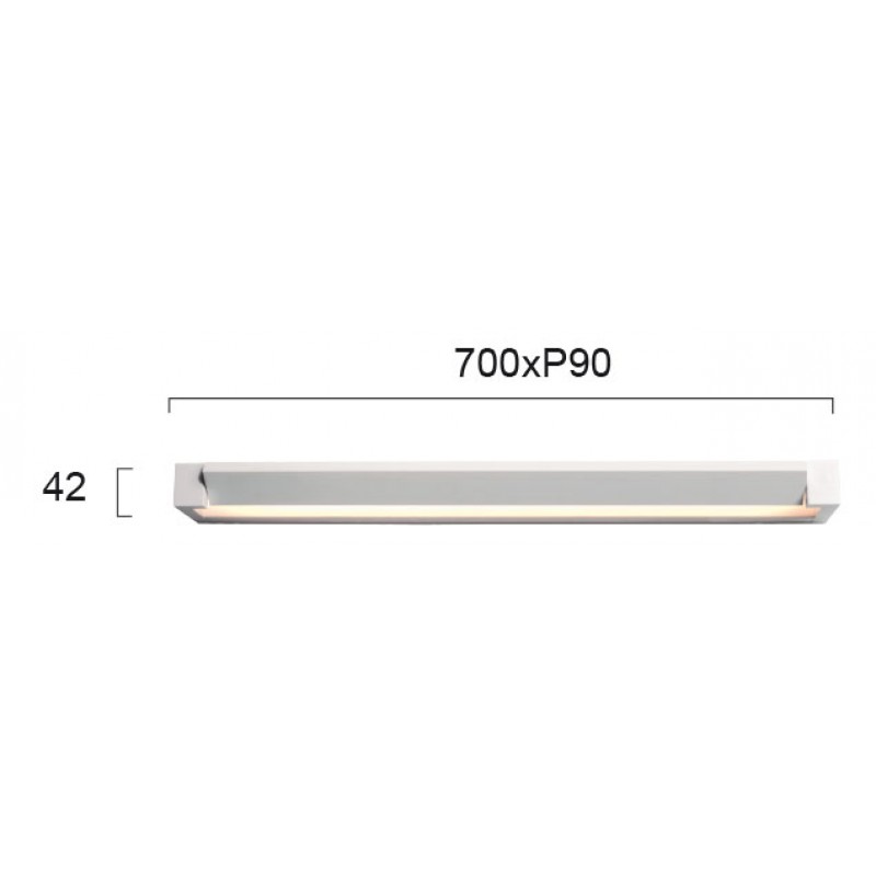 СТЕННА ЛАМПА VALSE LED 20,9W БЯЛА