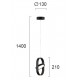 ПЕНДЕЛ RENA LED 6,2W ЧЕРЕН