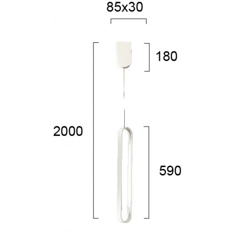 ПЕНДЕЛ PIXIE LED 19,3W БЯЛ 2800K ПЕНДЕЛ PIXIE LED 19,3W БЯЛ 2800K