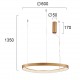ПЕНДЕЛ LOOP LED 48W БРУШЕНО ЗЛАТО 3000K ПЕНДЕЛ LOOP LED 48W БРУШЕНО ЗЛАТО 3000K