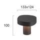 ОНДА LED МОДУЛ 7,1W DARK GREY IP54