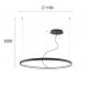 ПЕНДЕЛ VERDI LED 69W ЧЕРЕН ПЕНДЕЛ VERDI LED 69W ЧЕРЕН