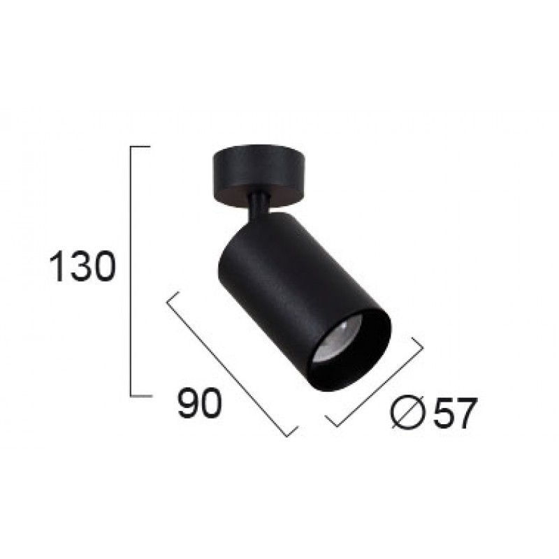 СПОТ ЧЕРЕН STAGE LED MAX 13W IP20 СПОТ ЧЕРЕН STAGE LED MAX 13W IP20