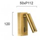 СТЕННА ЛАМПА БРОНЗ ZEN LED 3W 3000K