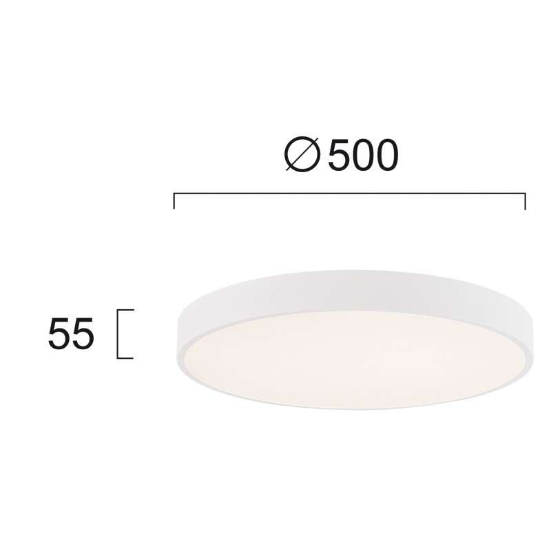 ТЪНЪК LED ПЛОСЪК ПЛАФОН MADISON 40W 3000K/4000K