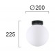 СТЕНЕН/ПЛАФОНЕН АБАЖУР STONE D:200 СТЕНЕН/ПЛАФОНЕН АБАЖУР STONE D:200
