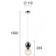 ПЕНДЕЛ SYLIA G9 LED MAX 5W СТЪКЛО / ХРОМ