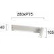 Wall Lamp White Molly MOLLY LED module 6W/9W SANDY WHITE IP20 220-240 VAC  ELECTROSTATIC PAINTED ALUMINIUM  3000K  540 Lm / 810 Lm  4243500 