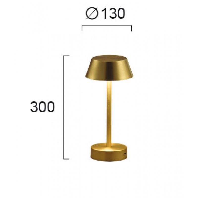 НАСТОЛНА ЛАМПА GOLD PRINCESS LED 4W НАСТОЛНА ЛАМПА GOLD PRINCESS LED 4W