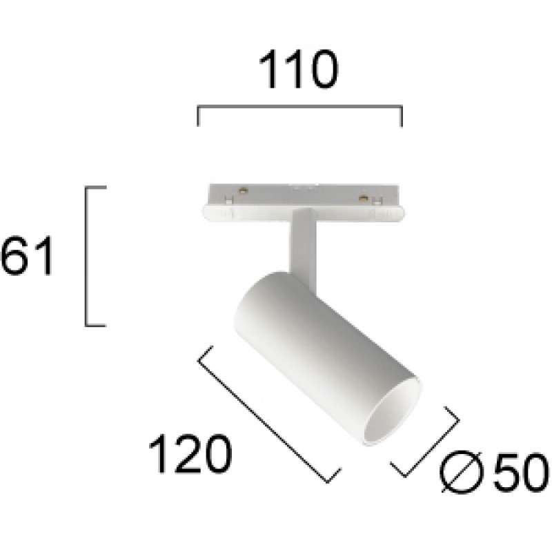 SPOT TRACK WHITE 10W LED МОДУЛ SPOT TRACK WHITE 10W LED МОДУЛ