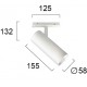 SPOT TRACK WHITE 20W МАГНИТЕН LED МОДУЛ SPOT TRACK WHITE 20W МАГНИТЕН LED МОДУЛ