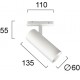 LED МОДУЛ ЗА РЕЛСА SPOT TRACK 20W БЯЛ LED МОДУЛ ЗА РЕЛСА SPOT TRACK 20W БЯЛ