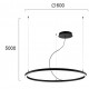 ВИСЯЩО ОСВЕТИТЕЛНО ТЯЛО VERDI LED 32W ЧЕРНО ВИСЯЩО ОСВЕТИТЕЛНО ТЯЛО VERDI LED 32W ЧЕРНО