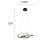 ПЕНДЕЛ BERLIN LED МОДУЛ 42W ПЯСЪЧНО ЧЕРЕН ПЕНДЕЛ BERLIN LED МОДУЛ 42W ПЯСЪЧНО ЧЕРЕН