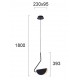 ПЕНДЕЛ ADA G9 1X28W ЧЕРЕН
