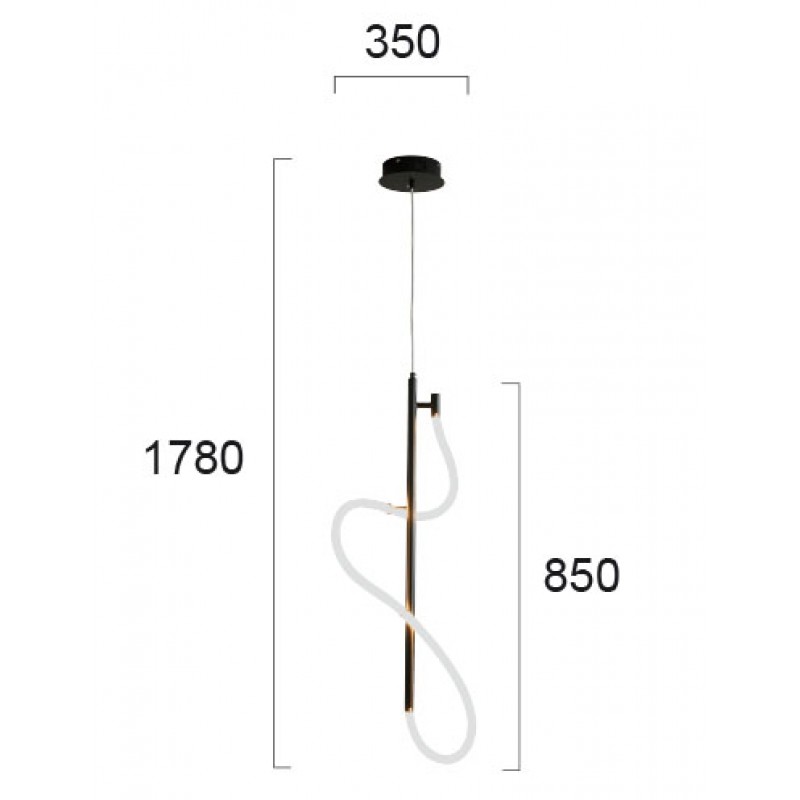 ПЕНДЕЛ ANNETE LED 30W ЧЕРЕН ПЕНДЕЛ ANNETE LED 30W ЧЕРЕН
