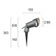 ПРОЖЕКТОР ELLIS DARK GREY GU10 IP54 ПРОЖЕКТОР ELLIS DARK GREY GU10 IP54