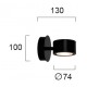 СПОТ ПРИМА LED МОДУЛ 5W ЧЕРЕН IP20