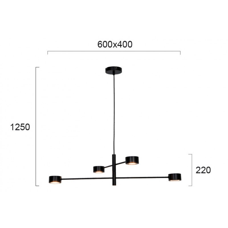 ПЕНДЕЛ PRIMA LED 20W ЧЕРЕН ПЕНДЕЛ PRIMA LED 20W ЧЕРЕН