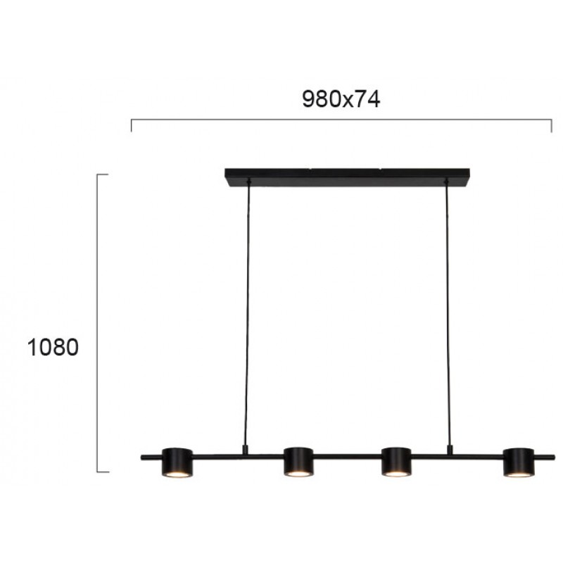 ПЕНДЕЛ PRIMA LED 20W ЧЕРЕН ПЕНДЕЛ PRIMA LED 20W ЧЕРЕН