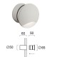ВГРАДЕН СПОТ ITHAKI LED 3W БЯЛ IP65 3000K ВГРАДЕН СПОТ ITHAKI LED 3W БЯЛ IP65 3000K