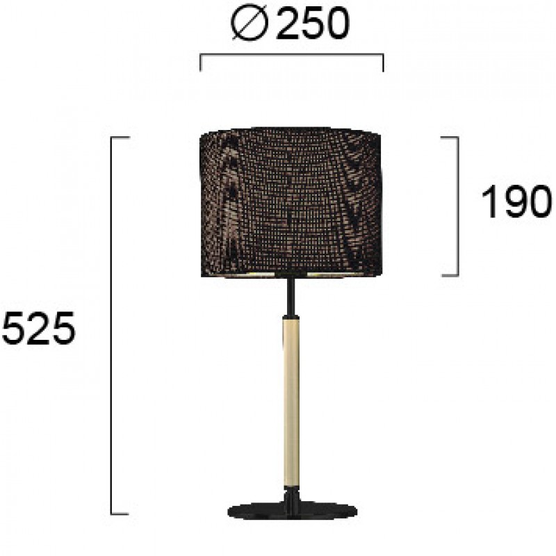 НАСТОЛНА ЛАМПА ALEXANDER BLACK/GOLD НАСТОЛНА ЛАМПА ALEXANDER BLACK/GOLD