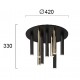 ПЛАФОН BALLET 9L LED 47W 3000K 4050 LM