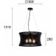 ПЕНДЕЛ TRUMPET ЧЕРЕН 3 X E27 ПЕНДЕЛ TRUMPET ЧЕРЕН 3 X E27