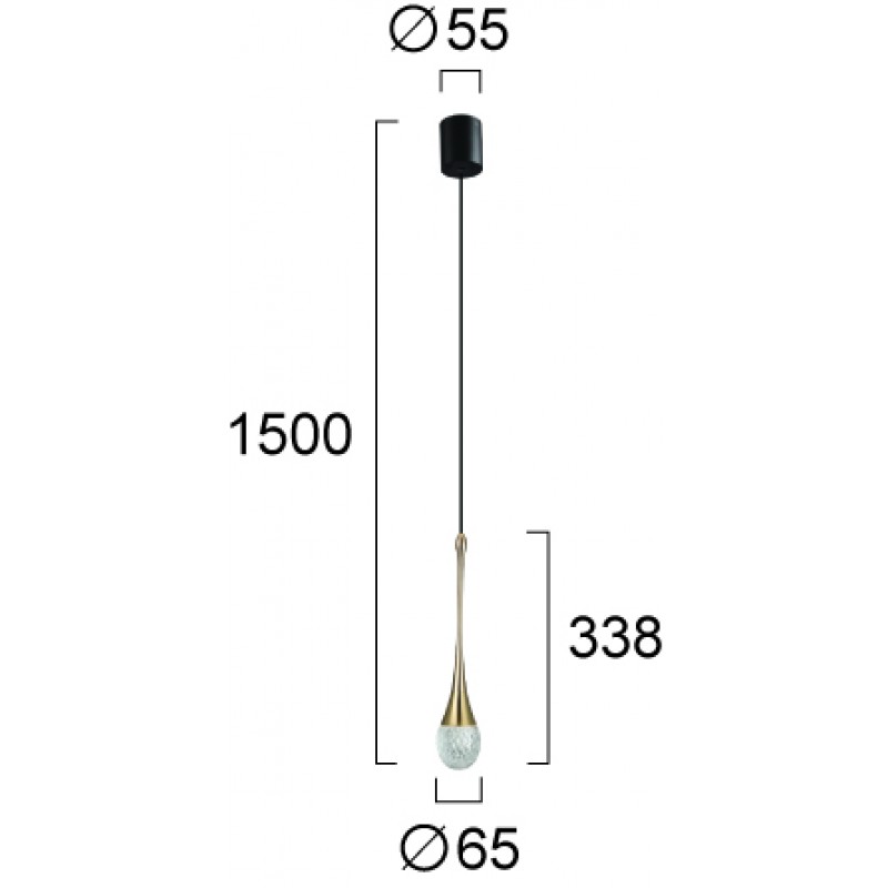 ВИСЯЩО ОСВЕТИТЕЛНО ТЯЛО STAR LIGHT LED 5W