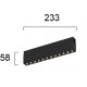 LED МОДУЛ LINEAR ANTIGLARE ЧЕРЕН 12W 3000K LED МОДУЛ LINEAR ANTIGLARE ЧЕРЕН 12W 3000K