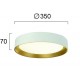ПЛАФОН LED SPIRITED 24W 3000K БЯЛ/ЗЛАТИСТ ПЛАФОН LED SPIRITED 24W 3000K БЯЛ/ЗЛАТИСТ
