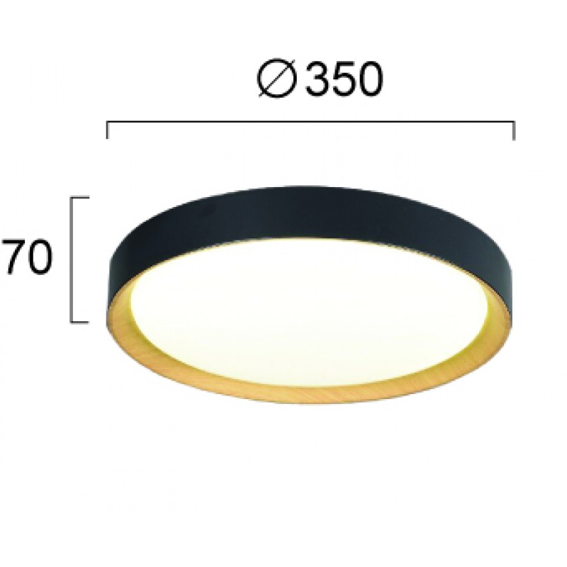 ПЛАФОН ЧЕРЕН SPIRIT LED 24W 3000K ПЛАФОН ЧЕРЕН SPIRIT LED 24W 3000K