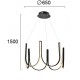 ПЕНДЕЛ GLOBUS LED 79,8W САНД БЛЕК