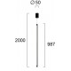 ПЕНДЕЛ SPEED LED 13,6W ЧЕРЕН ПЯСЪК