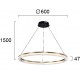 ПЕНДЕЛ HAPPINESS LED 25,2W ТИТАН ЗЛАТО/ЧЕРЕН