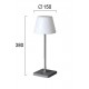 НАСТОЛНА ЛАМПА СИВА HAPPY LED 2W 4000K