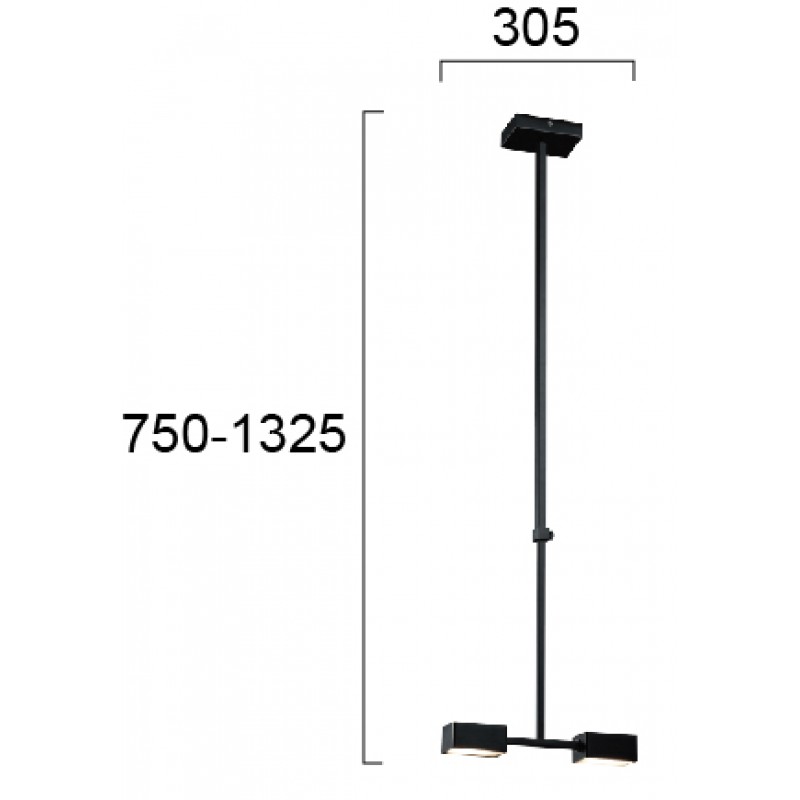ПЕНДЕЛ NOSTO LED 12,6W ЧЕРЕН 3000K ПЕНДЕЛ NOSTO LED 12,6W ЧЕРЕН 3000K