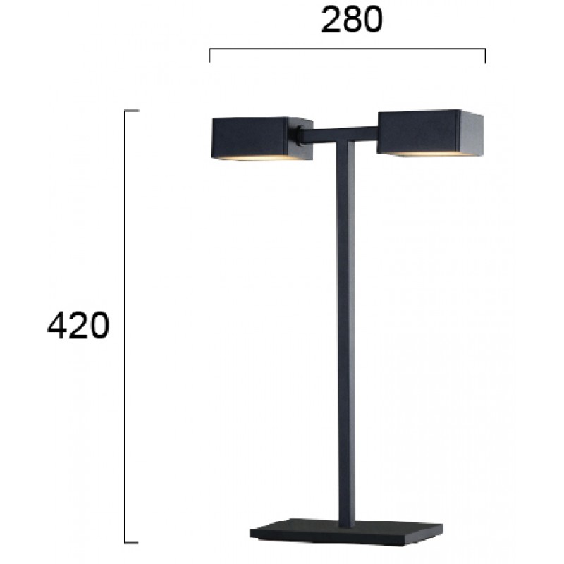 НАСТОЛНА ЛАМПА NOSTO LED 12,6W ЧЕРНА