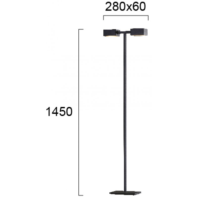 ПОДОВА ЛАМПА NOSTO LED 13W 3000K ЧЕРНА ПОДОВА ЛАМПА NOSTO LED 13W 3000K ЧЕРНА