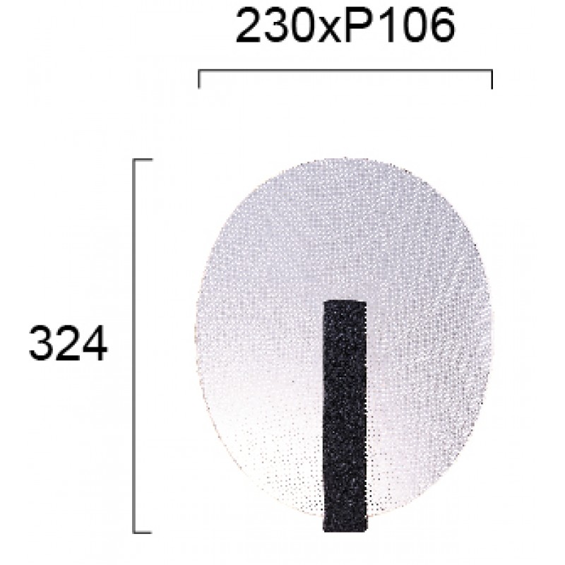 Wall Light Eva EVA LED module 10W CLEAR/ANTHRACITE IP54 220-240 VAC  ACRYLΙC/ALUMINIUM   3000K  296 Lm  4277600 