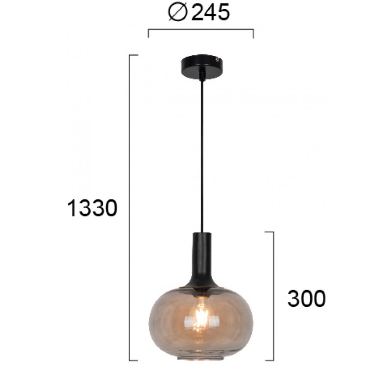 ВИСЯЩА ЛАМПА FUME D250 CONVEX ВИСЯЩА ЛАМПА FUME D250 CONVEX