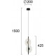 ПЕНДЕЛ SUN LED МОДУЛ 4W ЧЕРЕН/БРОНЗ ПЕНДЕЛ SUN LED МОДУЛ 4W ЧЕРЕН/БРОНЗ